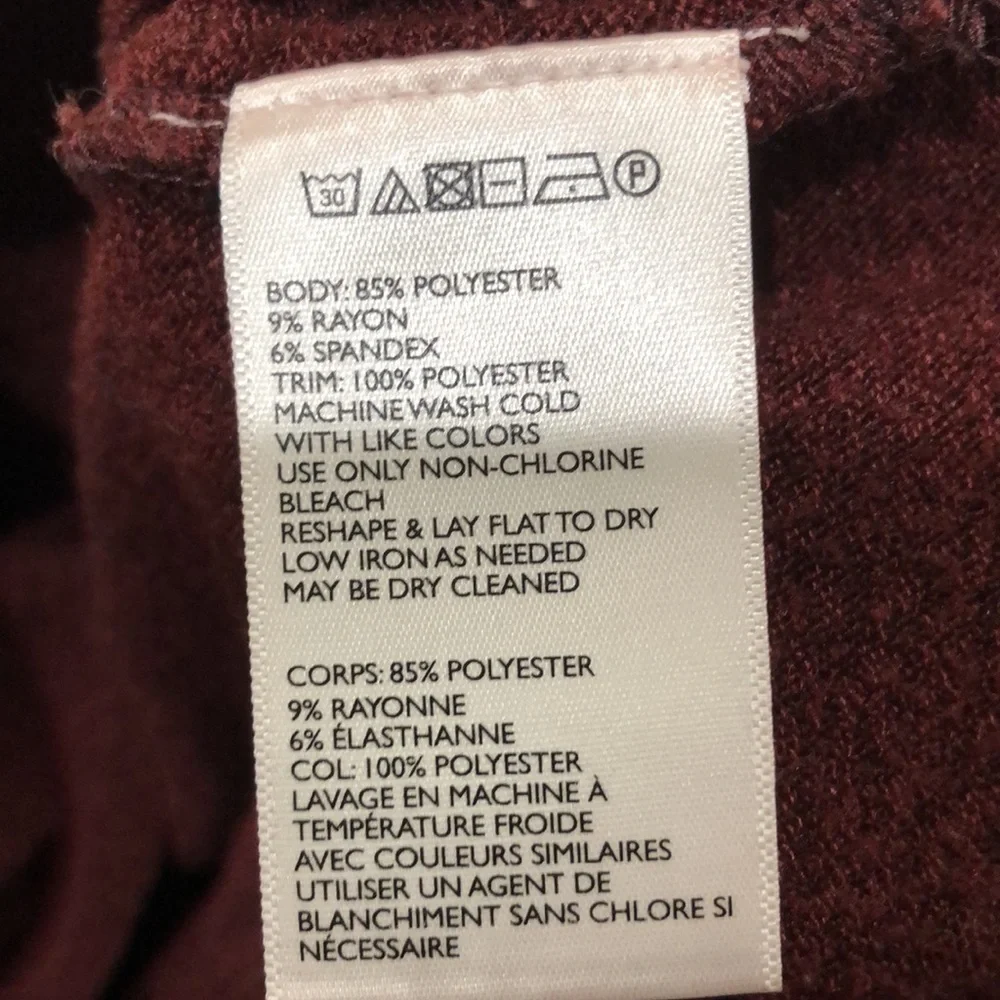 Urban Outfitters Silence + Noise Sweater Size Small Burgundy Red Pullover